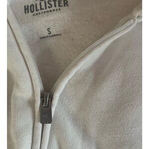 Hollister women’s small white zip up